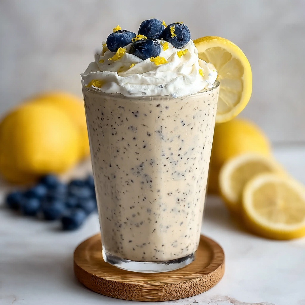 Vegan Lemon Poppy Seed Overnight Oats Recipe - Recipe Image