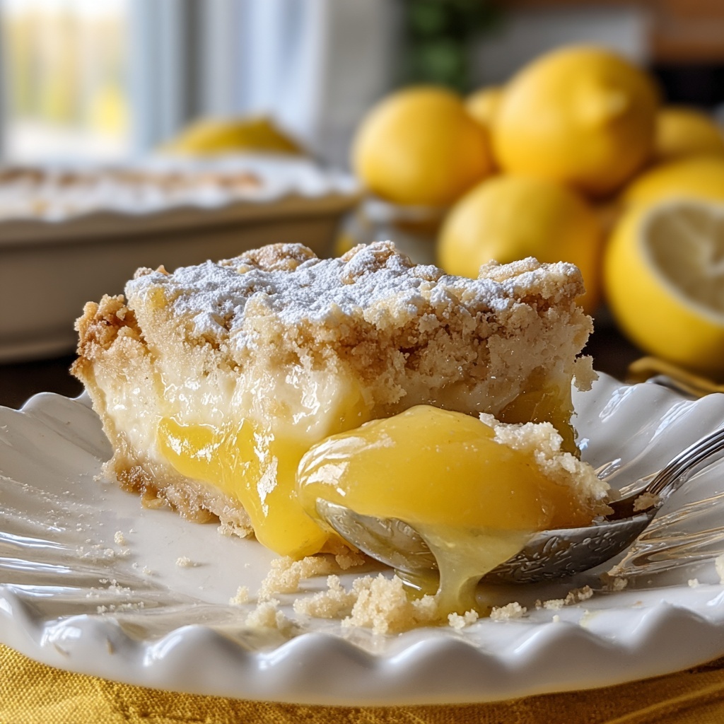 Magic Lemon Cobbler Recipe - Recipe Image