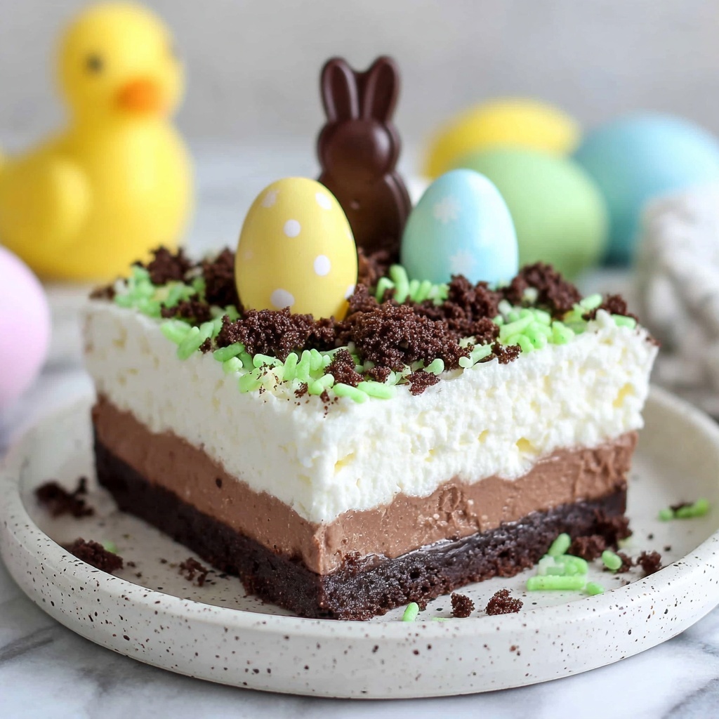 Easter Bunny Dirt Cake Recipe - Recipe Image