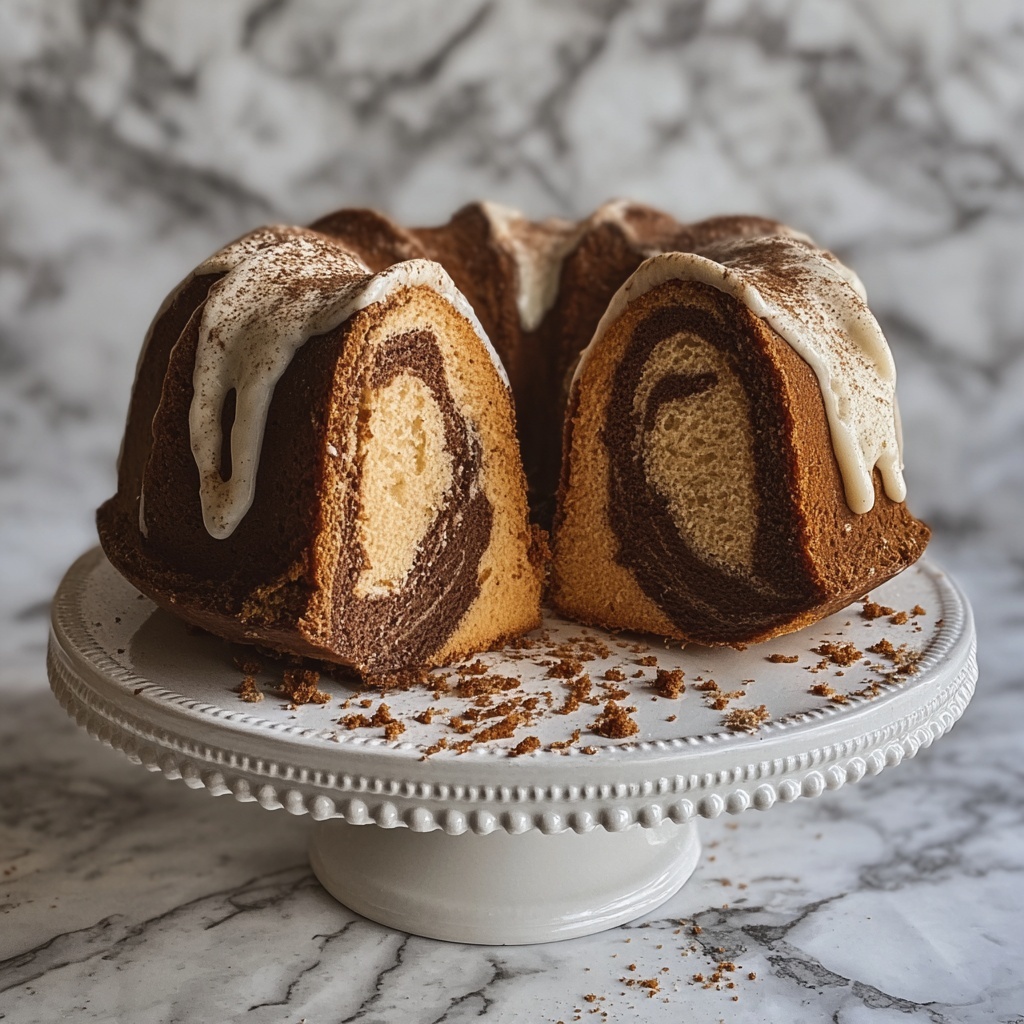 Marble Bundt Cake Recipe - Recipe Image