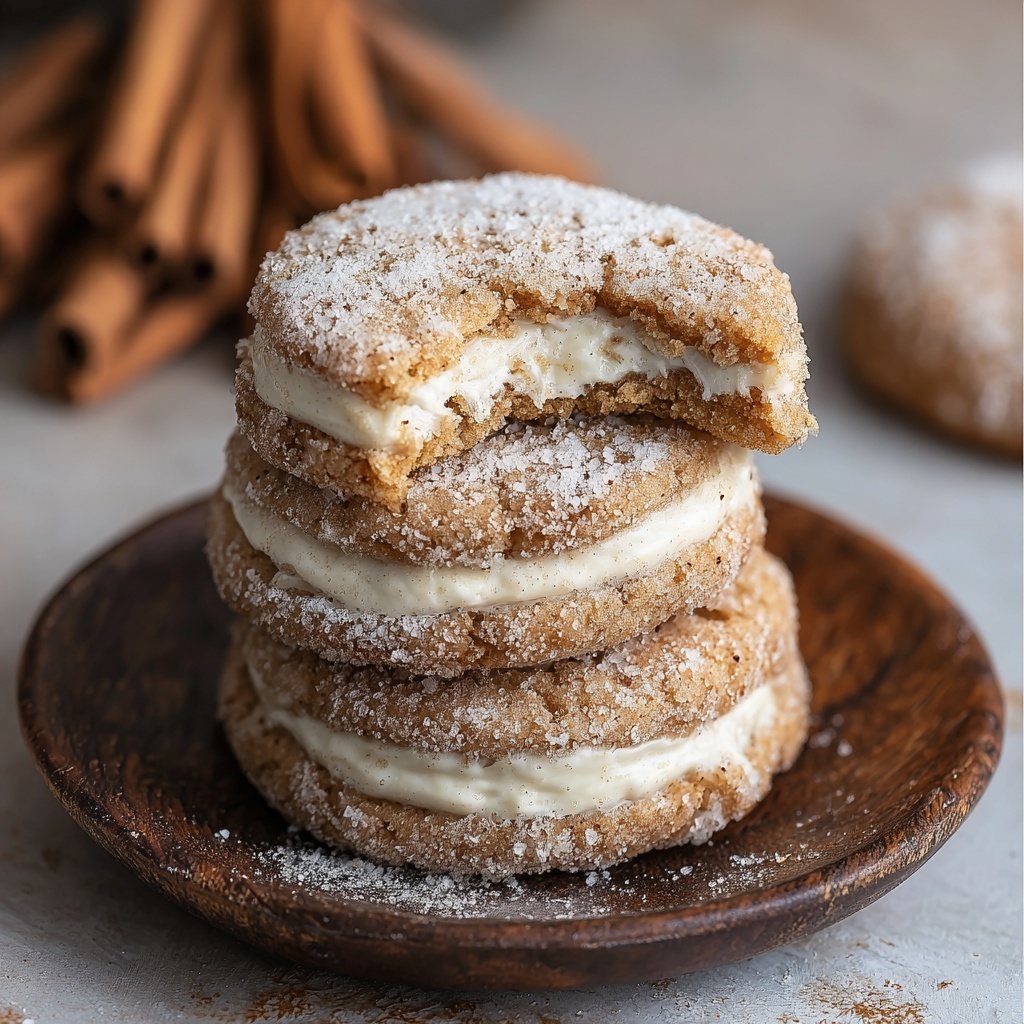 Cheesecake Stuffed Churro Cookies Recipe - Recipe Image