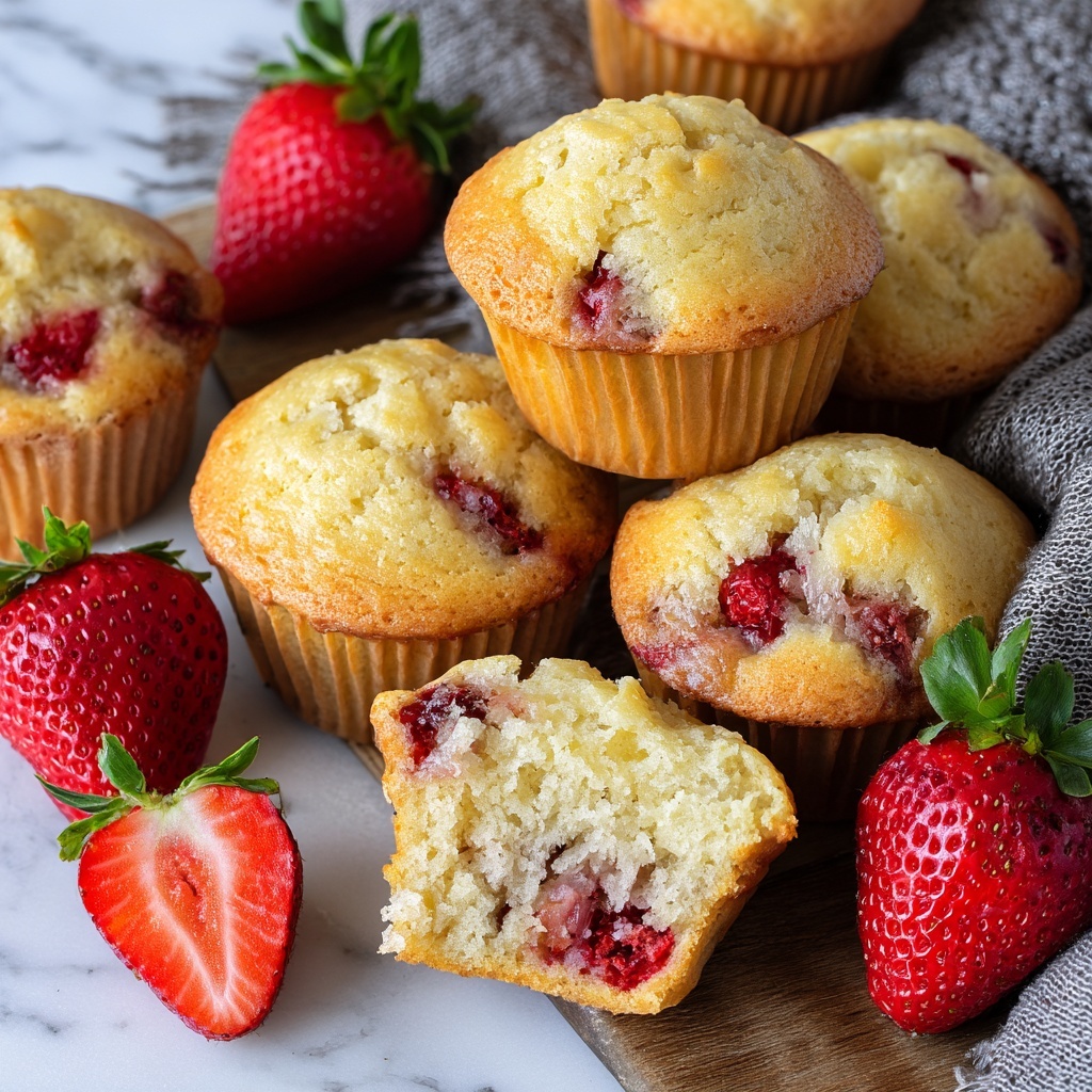 Strawberry Banana Muffins Recipe - Recipe Image