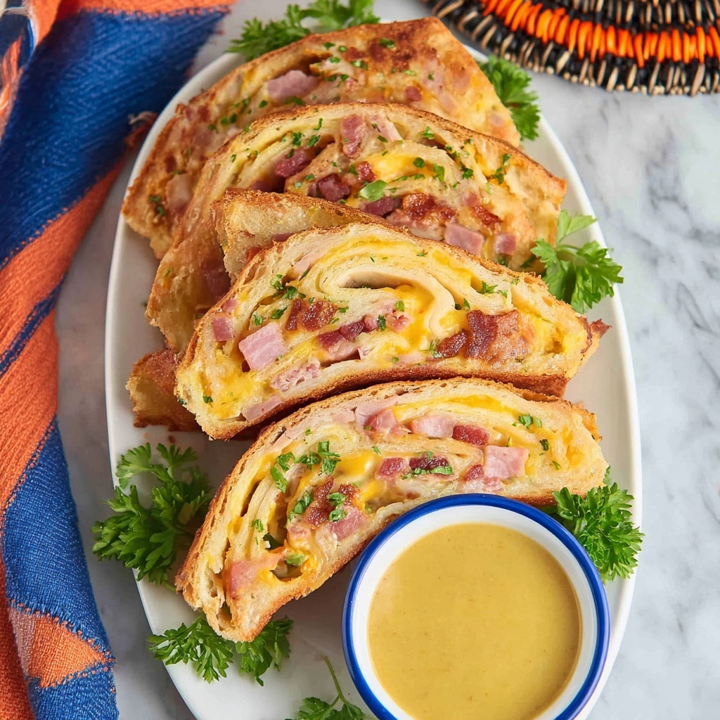 Baked Club Sandwich Pinwheels Recipe - Recipe Image