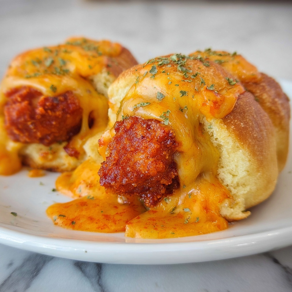 BBQ Chicken Crescent Rolls Recipe - Recipe Image