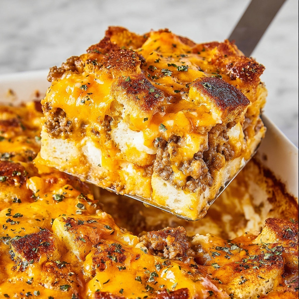 Everything Bagel Breakfast Casserole Recipe - Recipe Image