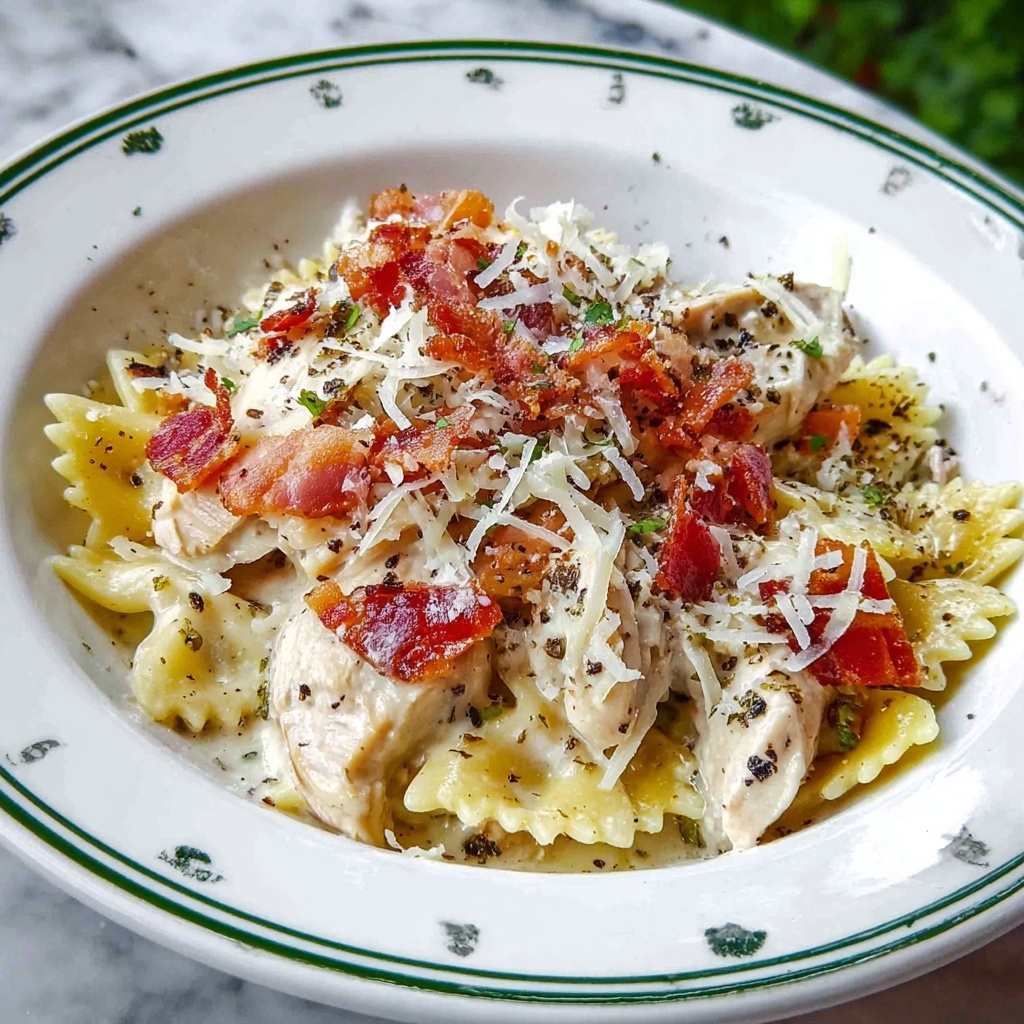 Lemon Alfredo with Chicken & Prosciutto Recipe - Recipe Image