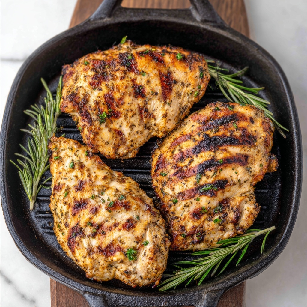 Rosemary Caesar Grilled Chicken Recipe - Recipe Image