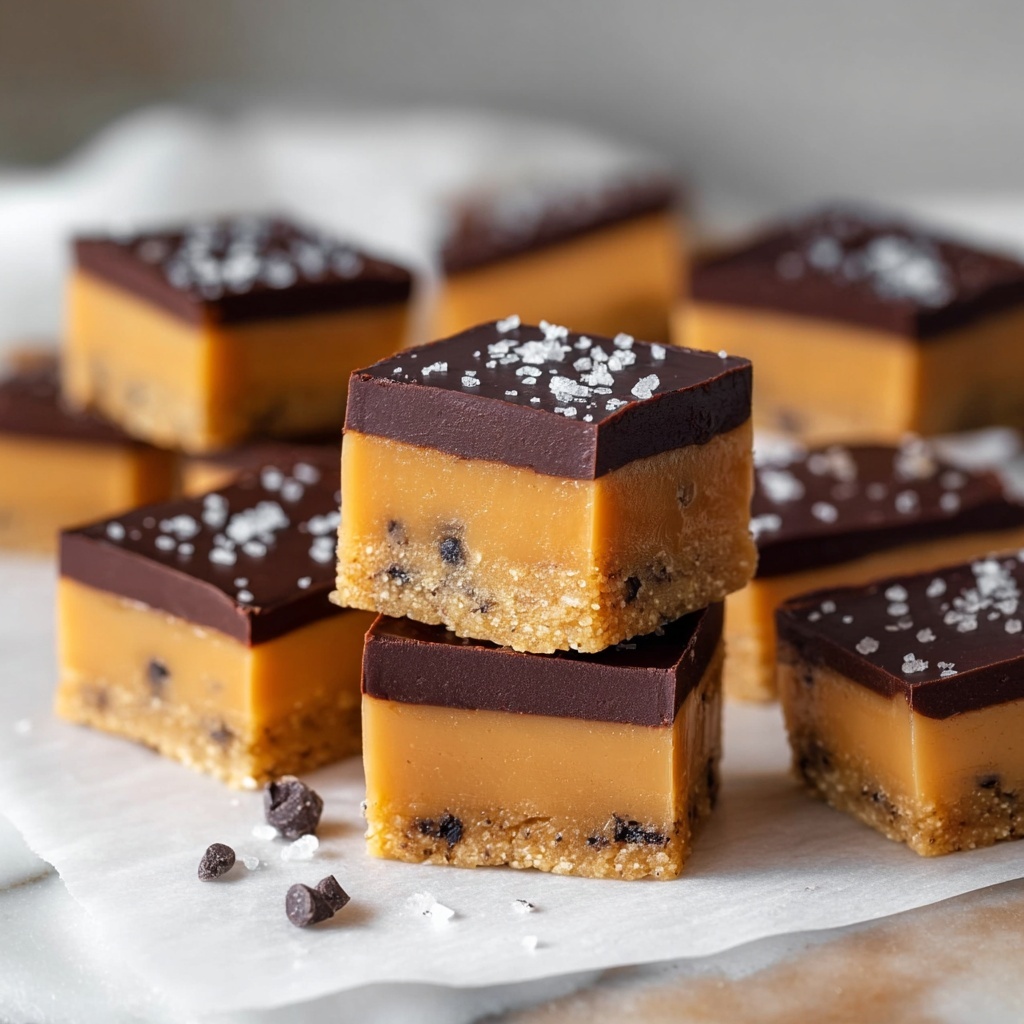 Easy No-Bake Cookie Dough Bars Recipe - Recipe Image