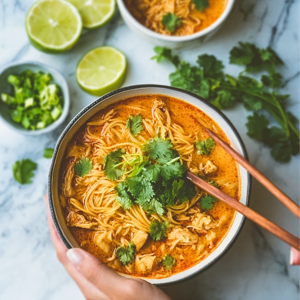 Thai Red Curry Noodle Soup Recipe - Recipe Image