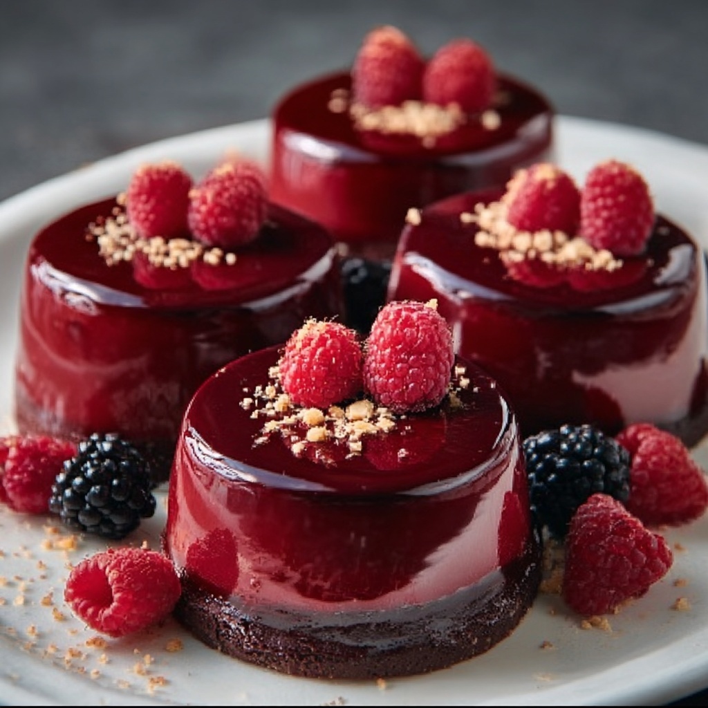 Chocolate-Enrobed Berry Gelée Delights Recipe - Recipe Image