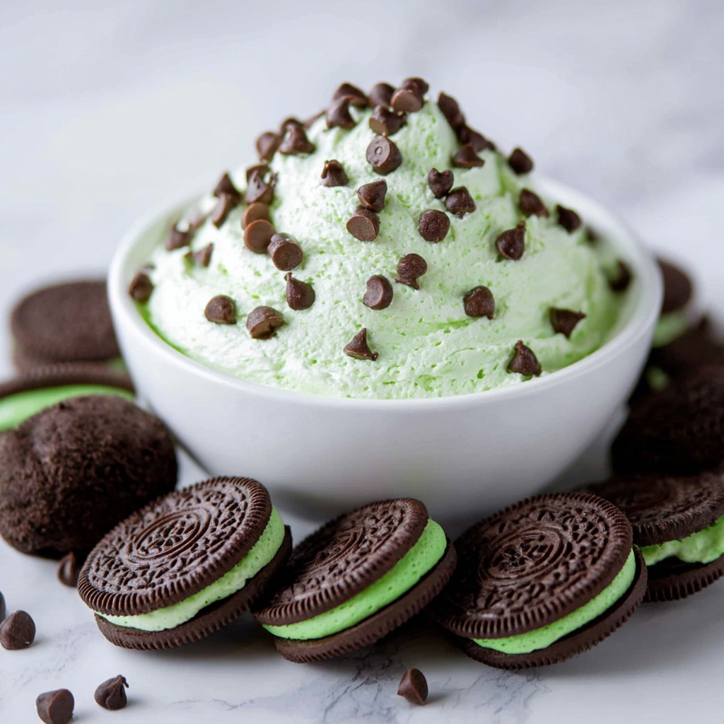 Mint Chocolate Chip Cheesecake Dip Recipe - Recipe Image