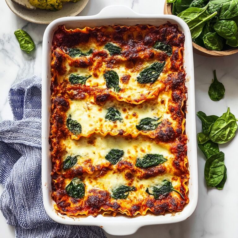 Pumpkin Spinach Lasagna Recipe