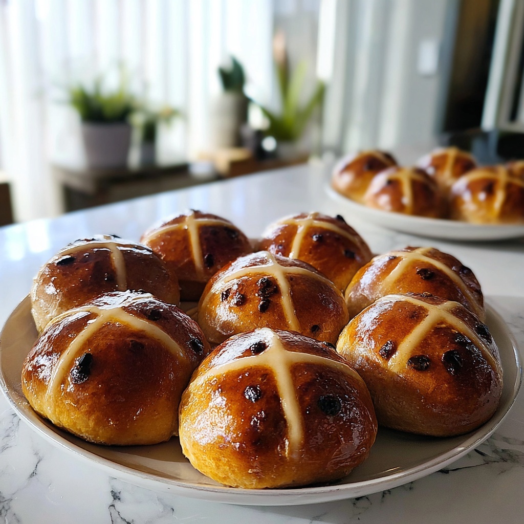 Traditional Hot Cross Buns Recipe - Recipe Image