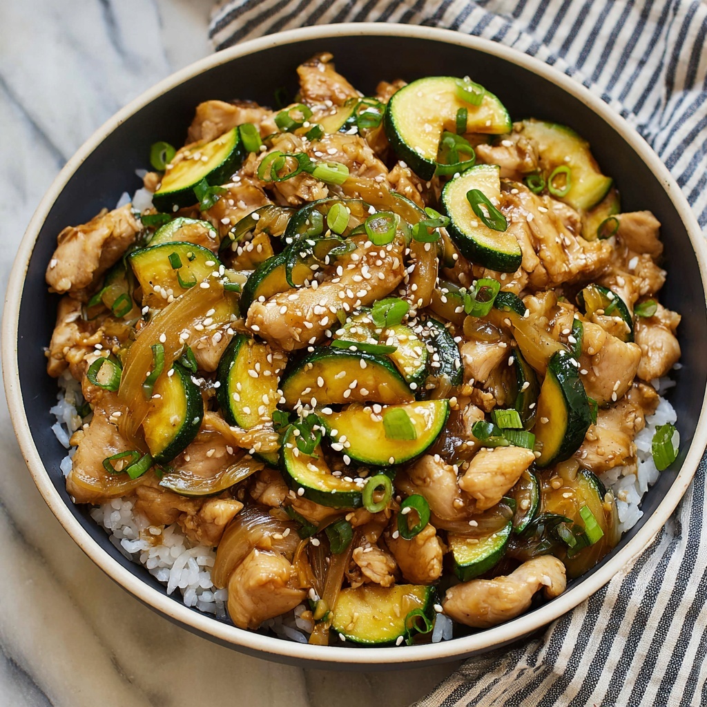 Chicken Zucchini Stir Fry Recipe - Recipe Image