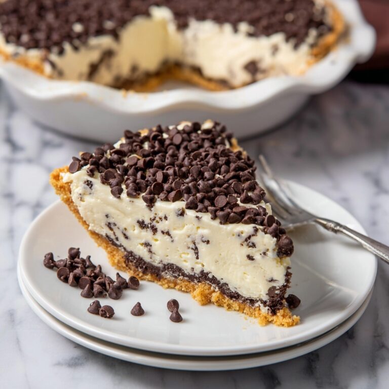 Chocolate Chip Cannoli Pie Recipe