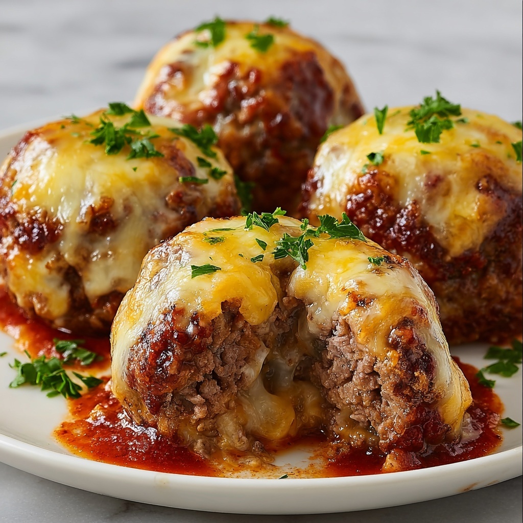 Cheesy Stuffed Meatloaf Bites Recipe - Recipe Image
