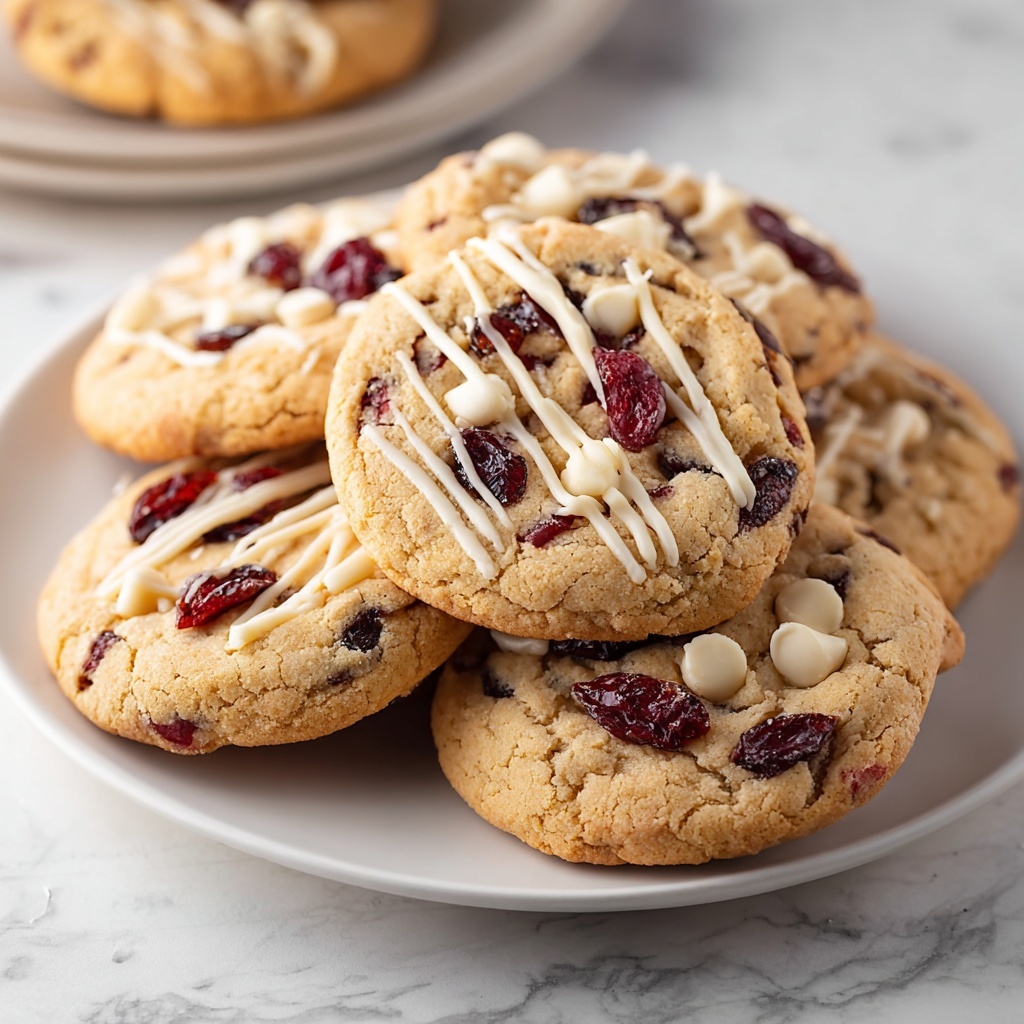 White Chocolate Cranberry Orange Cookies Recipe - Recipe Image
