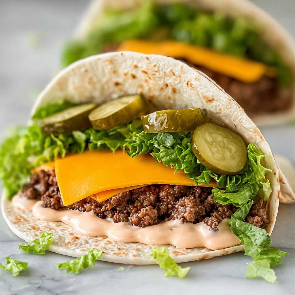 Big Mac Tacos Recipe - Recipe Image