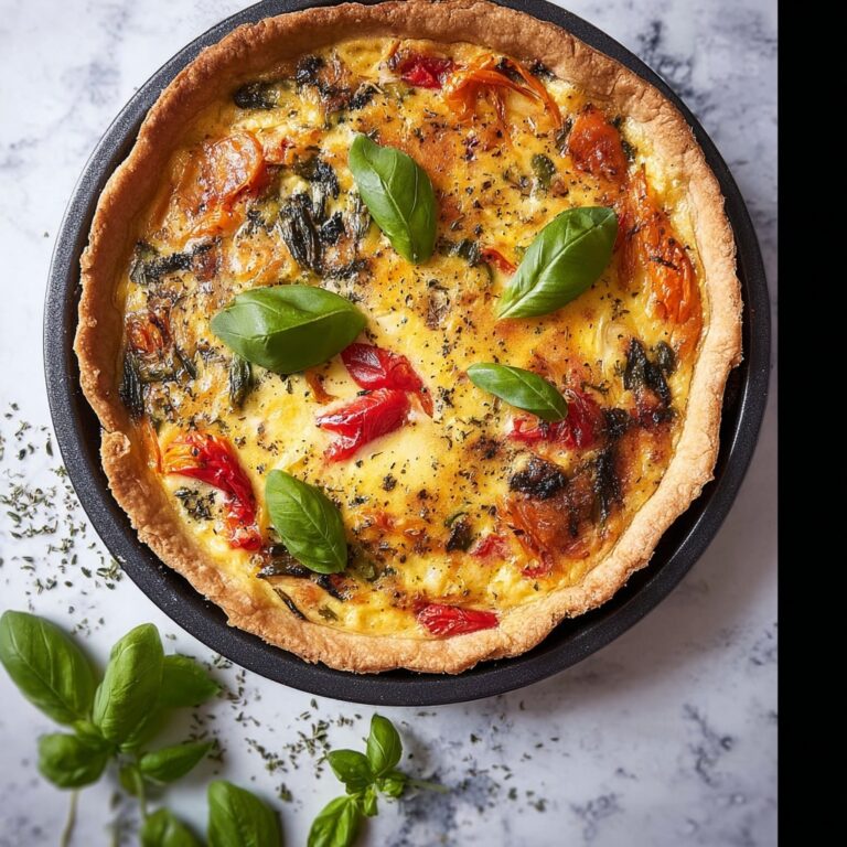 Roasted Ratatouille Quiche Recipe