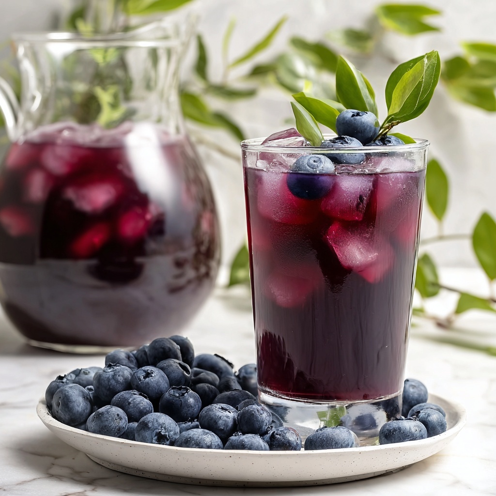 Blueberry Iced Tea Recipe - Recipe Image