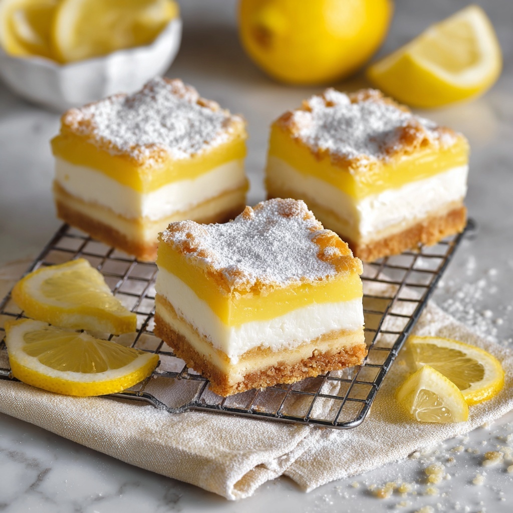Easy Lemon Squares Recipe - Recipe Image