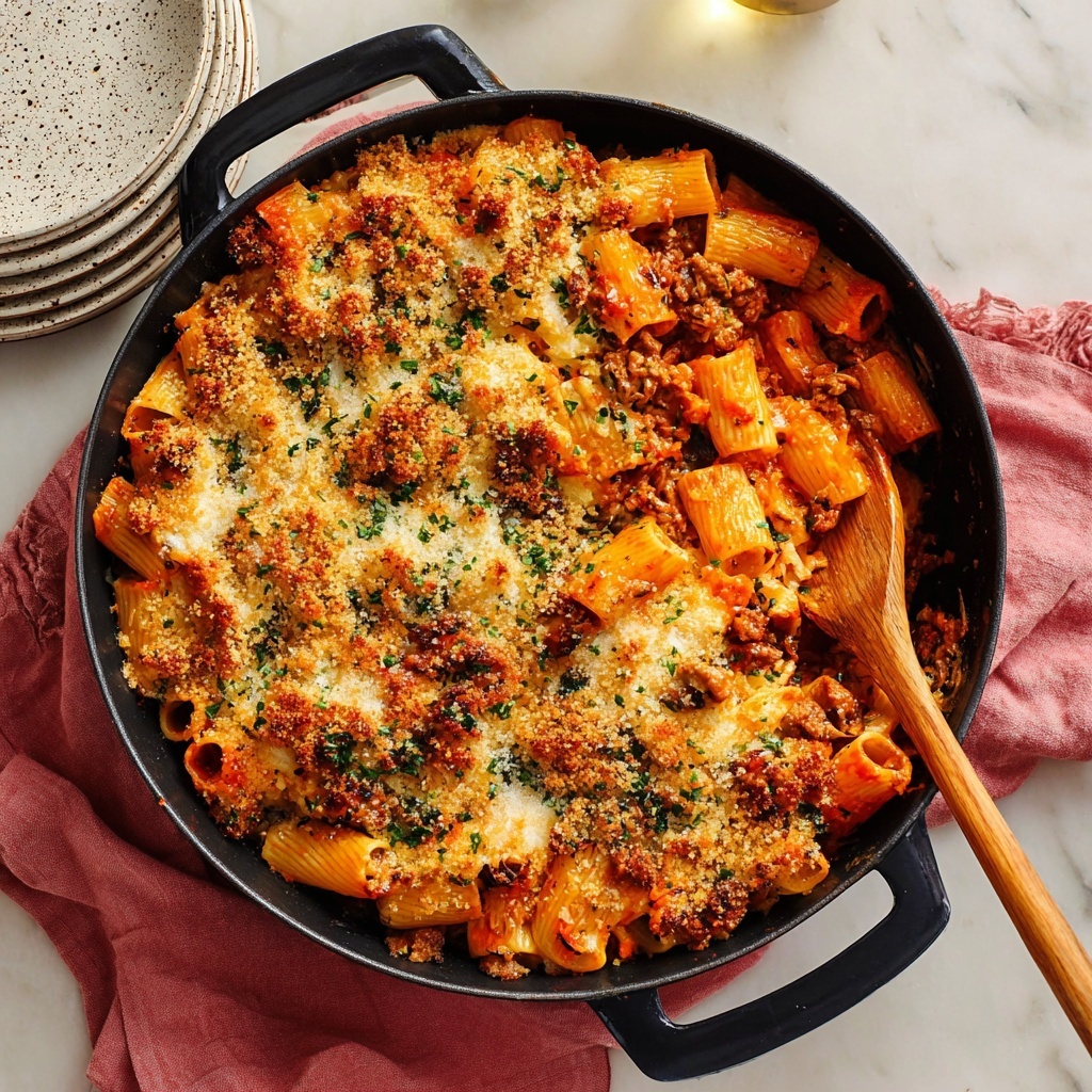 Baked Rigatoni with Sausage and Boursin Cheese Recipe - Recipe Image