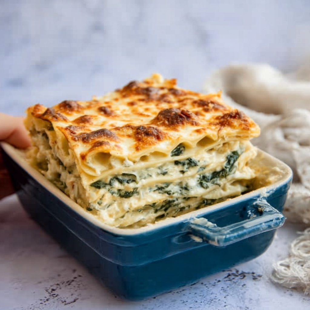 Baked Rigatoni with Spinach and Ricotta Recipe - Recipe Image