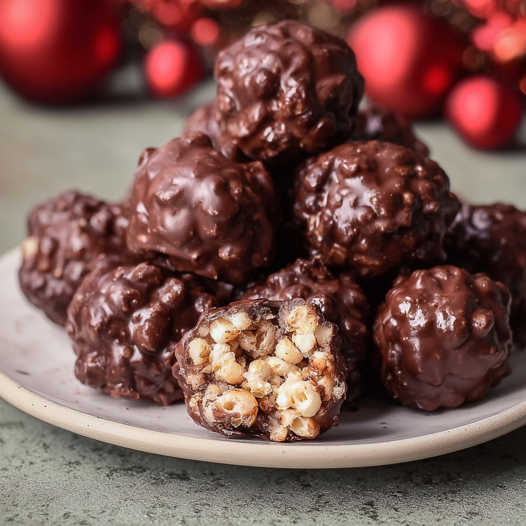 Chocolate Rice Krispie Balls Recipe - Recipe Image