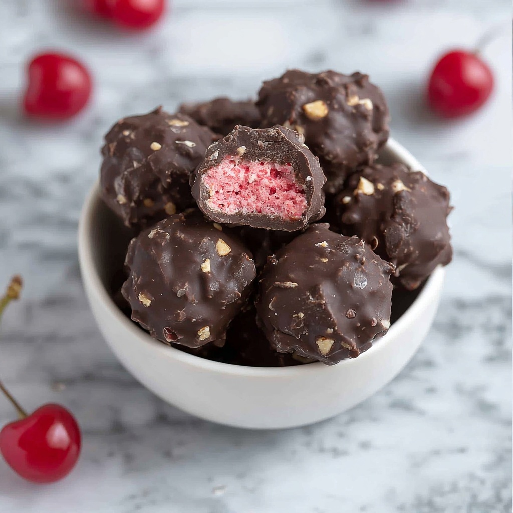 Cherry Mash Truffles Recipe - Recipe Image