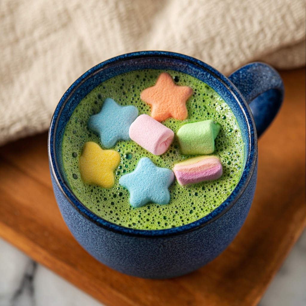 St Patrick's Day Matcha Hot Chocolate Recipe - Recipe Image