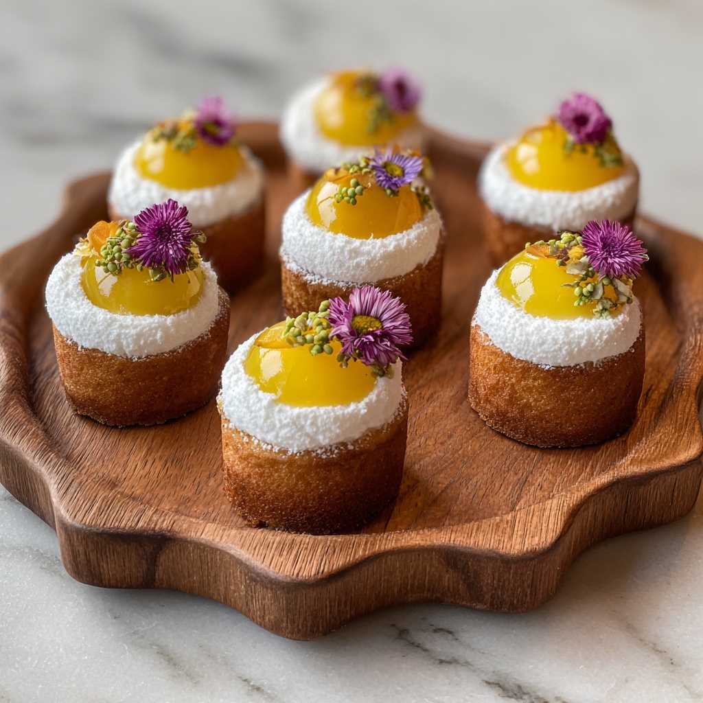Mini Brown Butter Lemon Cakes Recipe - Recipe Image