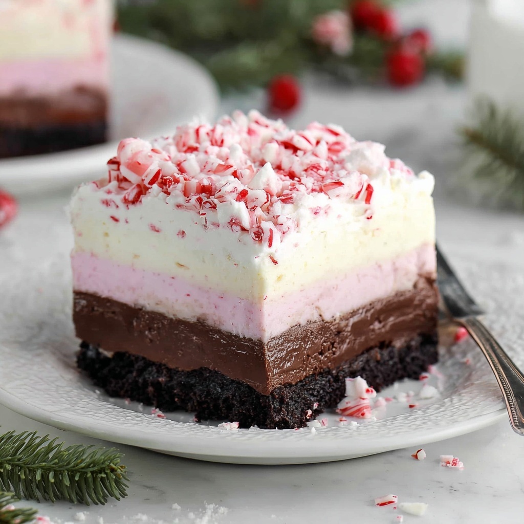 Chocolate Peppermint Lasagna Recipe - Recipe Image