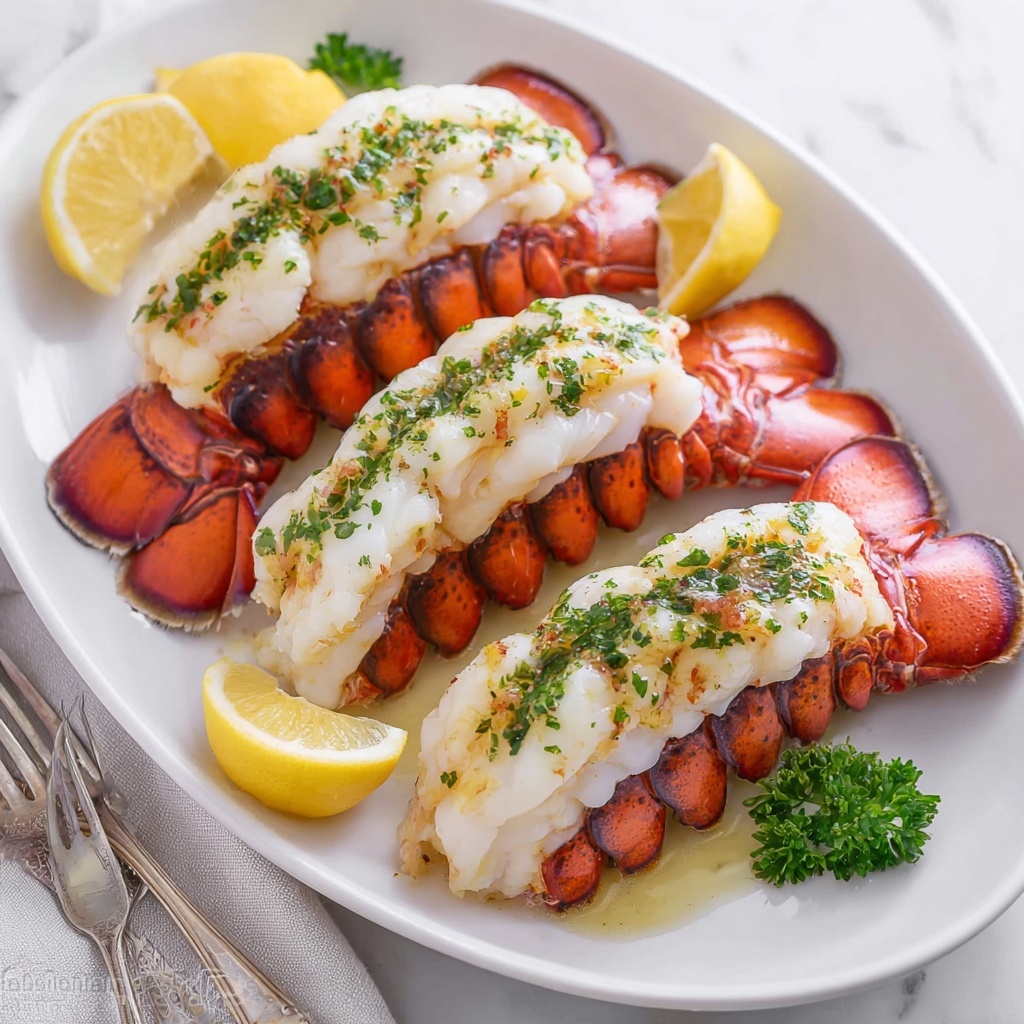 Garlic Butter Baked Lobster Tails Recipe - Recipe Image