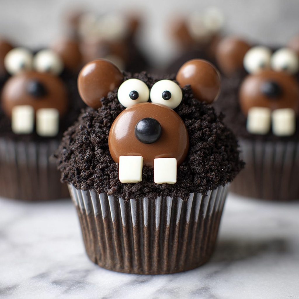Groundhog Day Cupcakes Recipe - Recipe Image