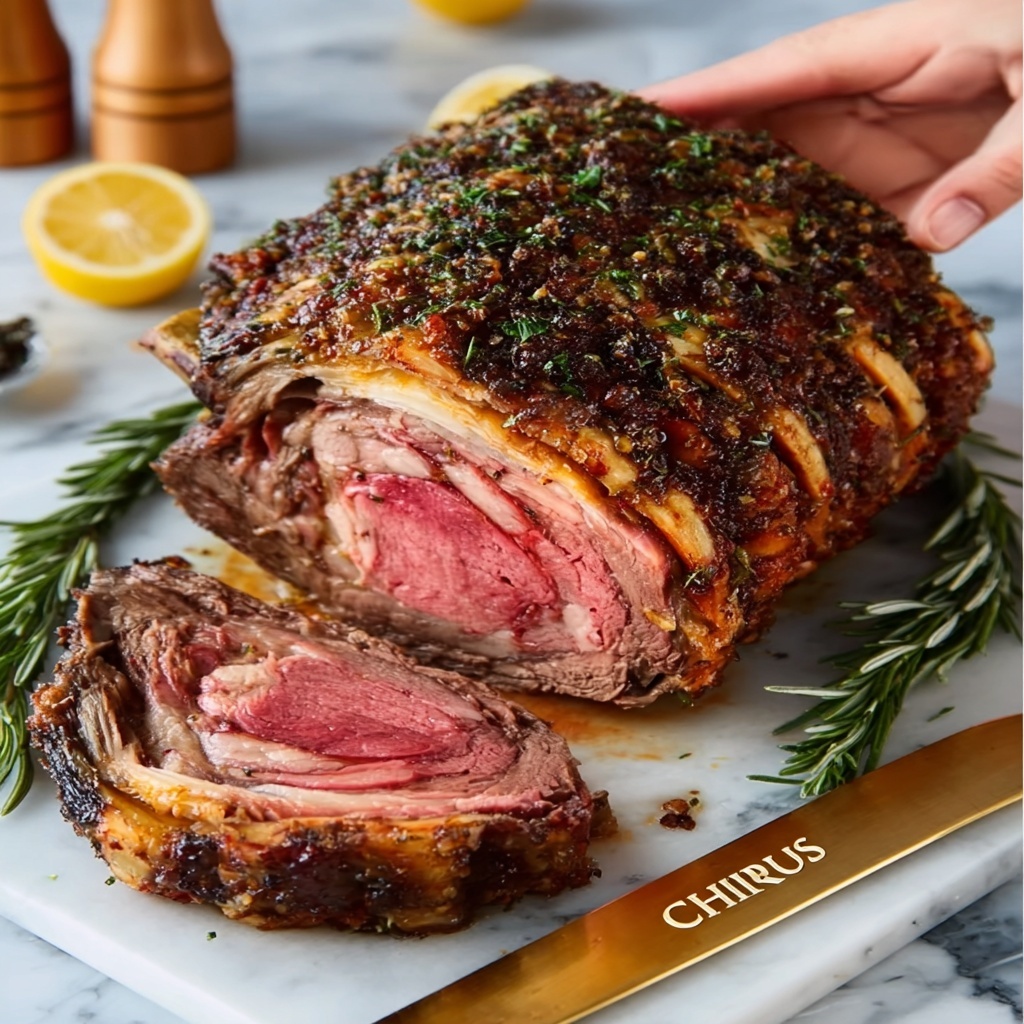 Smashing Roasted Prime Rib Recipe - Recipe Image