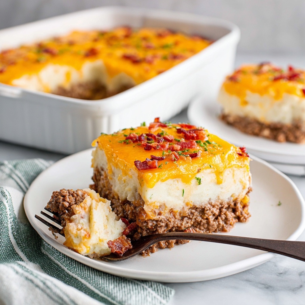 Loaded Potato and Meatloaf Casserole Recipe - Recipe Image