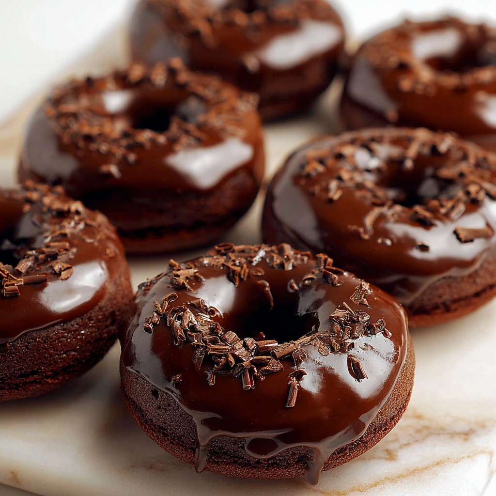 Irresistible Chocolate Cake Donuts Recipe - Recipe Image