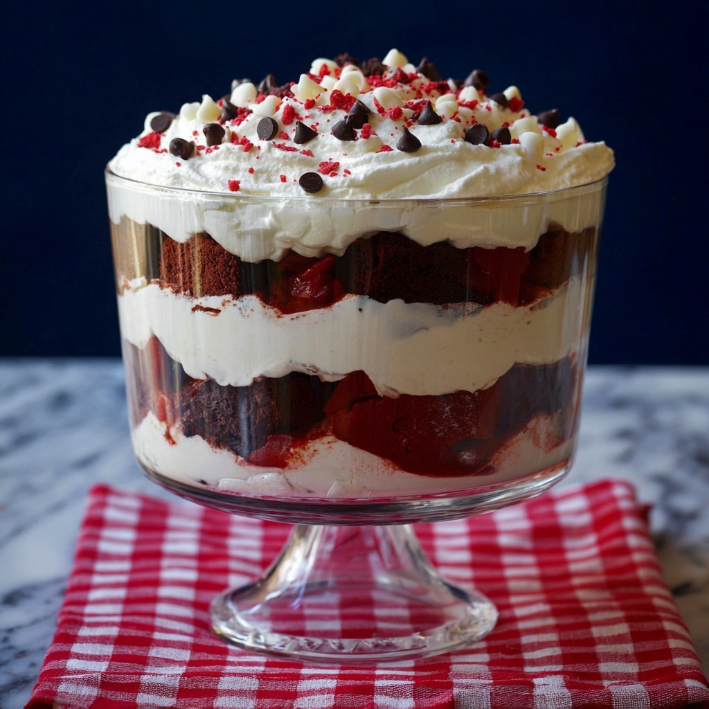 Red Velvet Trifle Recipe - Recipe Image
