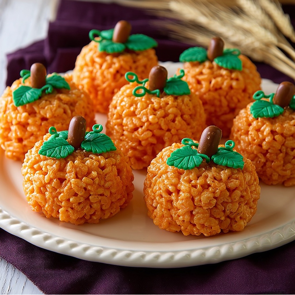 Pumpkin Rice Krispie Treats Recipe - Recipe Image