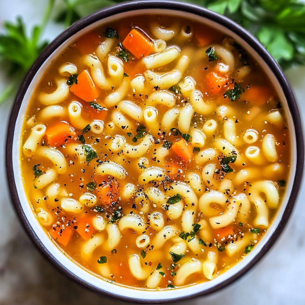 Pastina Soup with Pecorino Romano and Fresh Herbs Recipe - Recipe Image
