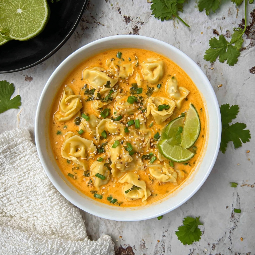Thai Red Curry Dumpling Soup Recipe - Recipe Image