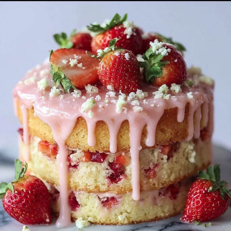 Strawberry Seismic Cake Recipe