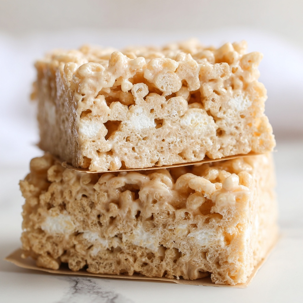 Salted Caramel Rice Krispie Treats Recipe - Recipe Image