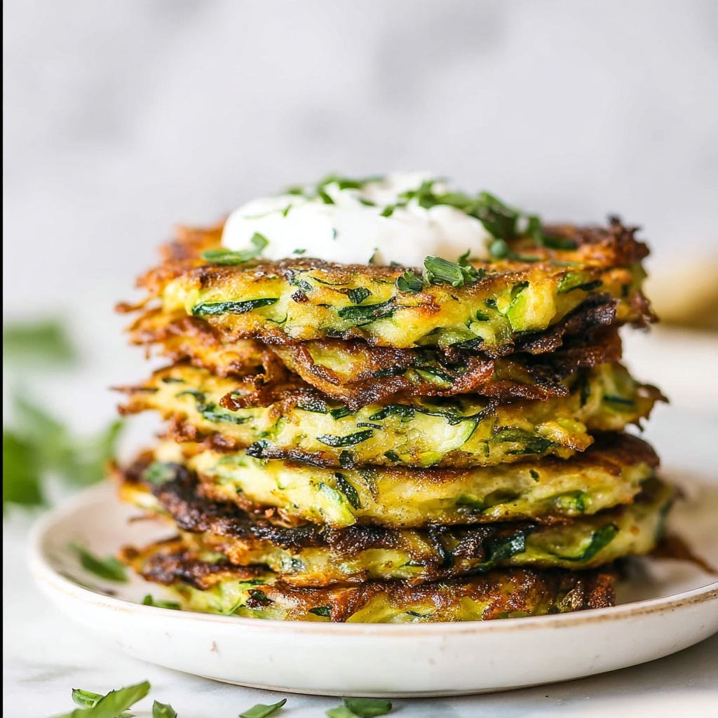 Crispy Zucchini Fritters Recipe - Recipe Image