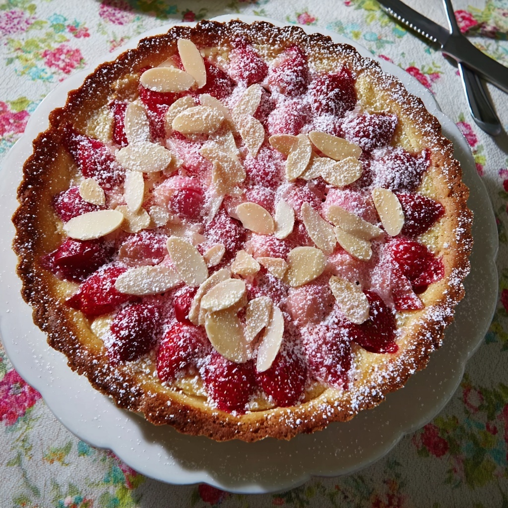 Norwegian Rhubarb Cake Recipe - Recipe Image