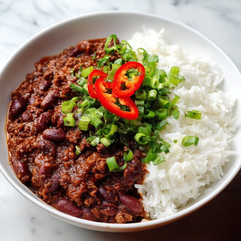 Easy Chili Beans and Rice Recipe