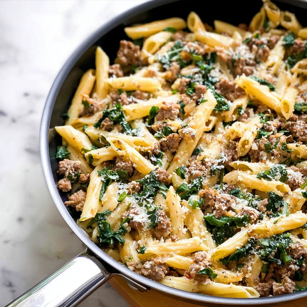 Creamy Italian Sausage Pasta Recipe - Recipe Image
