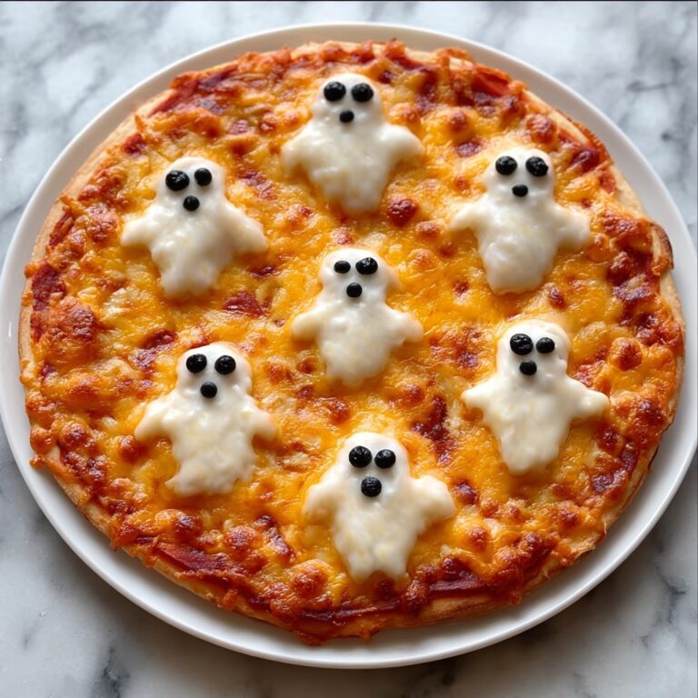 Halloween Ghost Pizza – A Spooktacular Treat Recipe