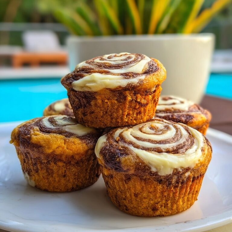 Fluffy Pumpkin Cream Cheese Swirl Muffins