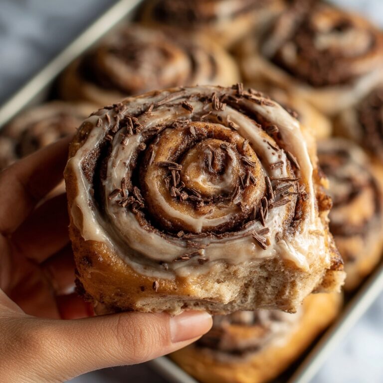 Chocolate Cinnamon Rolls with Cream Cheese Frosting Recipe